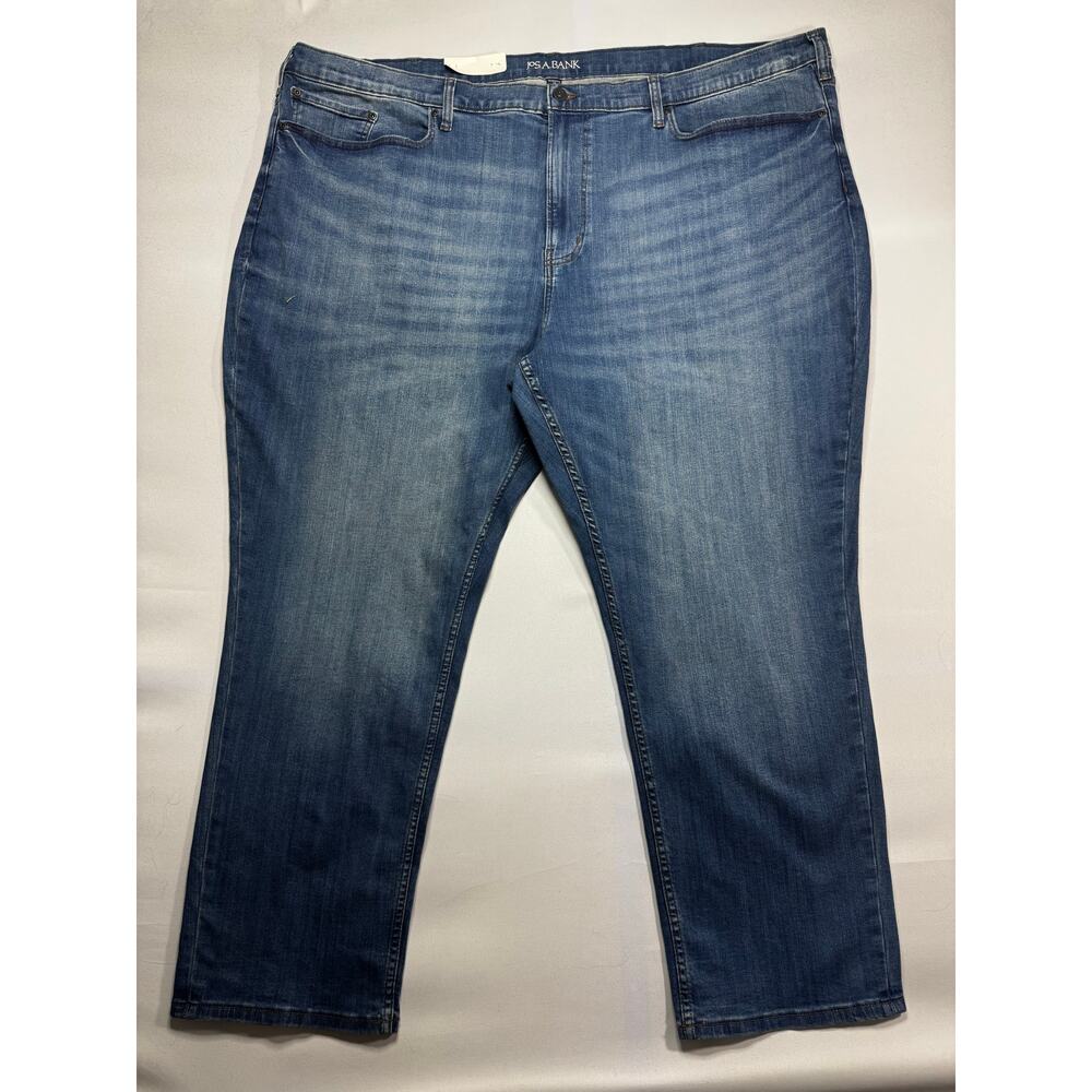 NWT Jos A. Bank Men's Traditional Fit Straight Leg Blue  Jeans - Size 52x30*